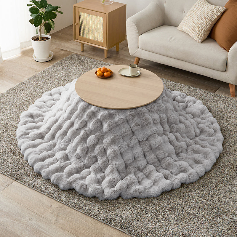 【新商品】[直径68][単品/セット] 折りたたみ円形こたつ Burana+Luna/moku moku/メレンゲ