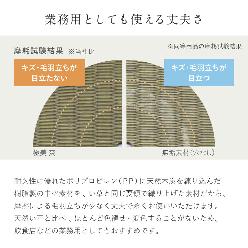 【新商品】[39×39] 水拭きできる 炭のチカラで消臭 座布団 和モダン 畳クッション 日本製 楽座（らくざ）