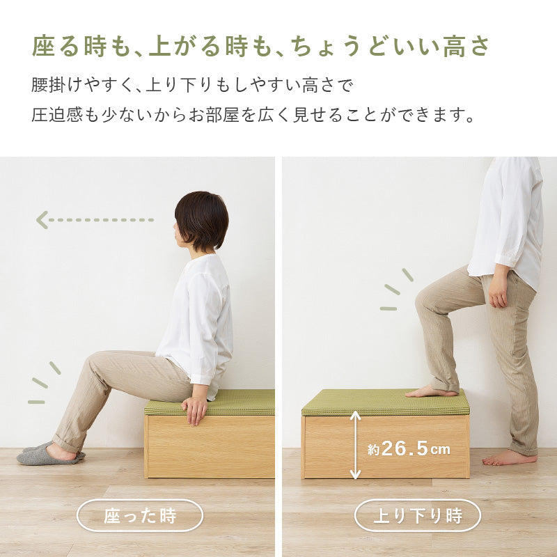 【新商品】[24パターン] 畳が選べる小上がり畳 タタミ座