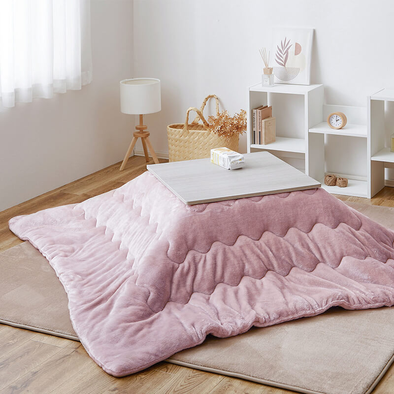 [幅60][単品/セット] 折りたたみ正方形こたつ Cube+Luna/POKA/メレンゲ