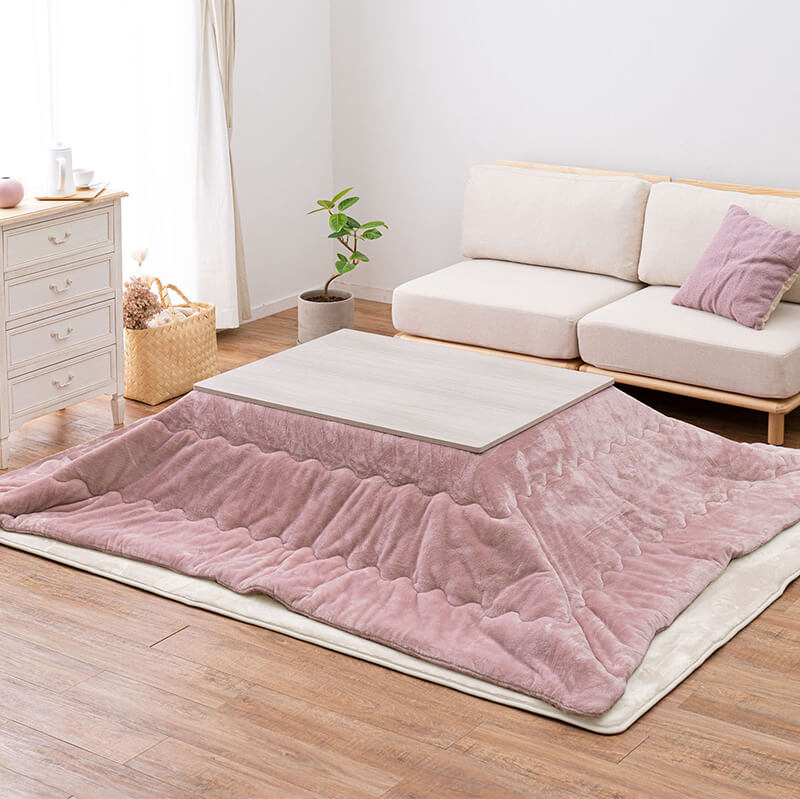 [幅105][単品/セット] 折りたたみ長方形こたつ Cube+Luna/POKA/メレンゲ