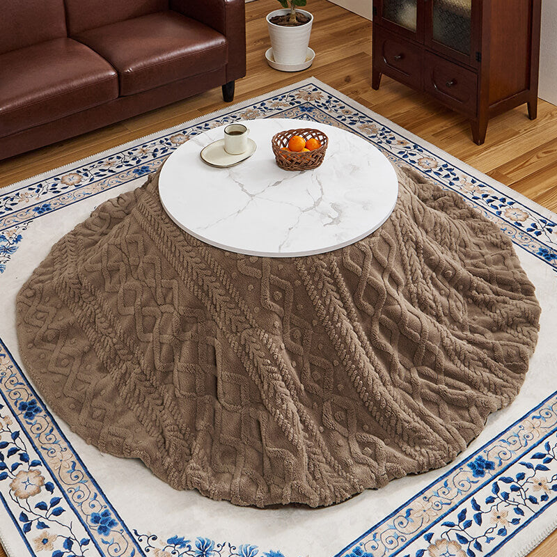 [直径68][単品/セット] 円形こたつ Aina+Luna/moku moku/メレンゲ