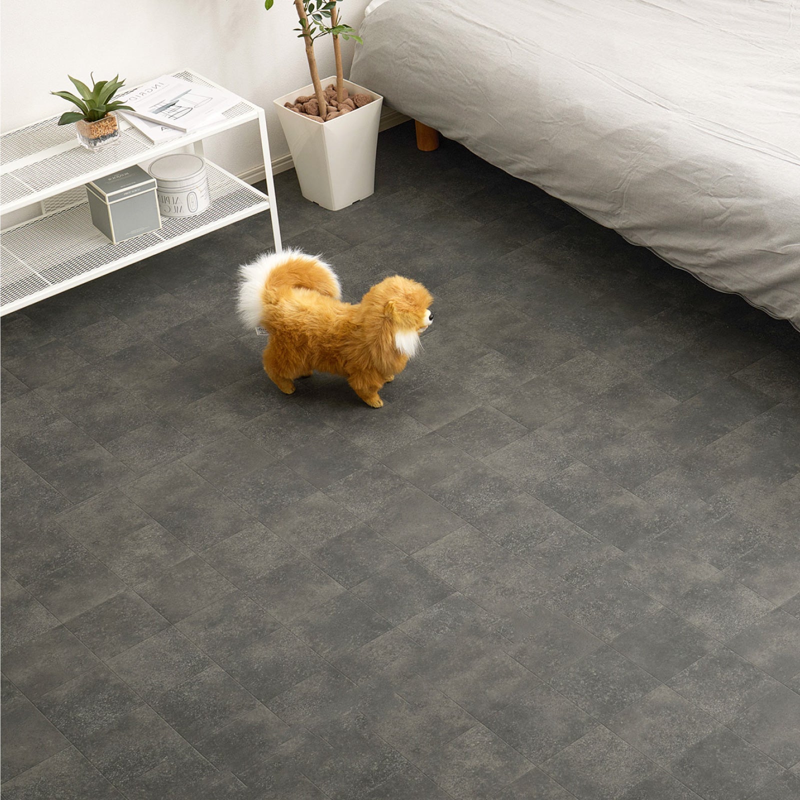 【新商品】[6畳/8畳] 敷くだけ簡単 クッションフロア ペット対応 抗菌 抗ウイルス 防カビ 防炎 日本製