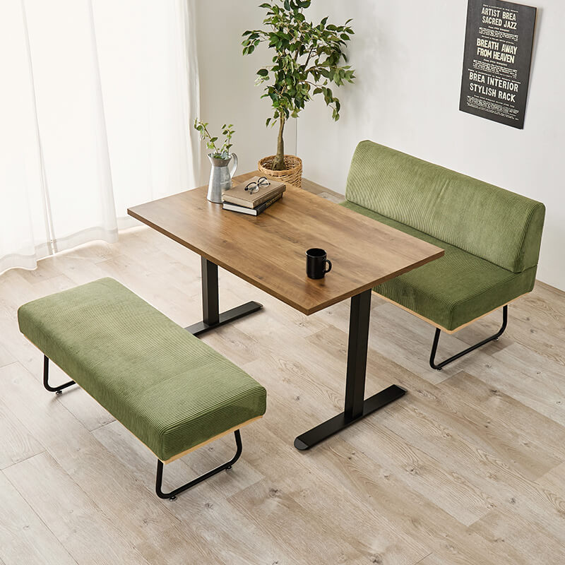 ダイニング ソファ 3点 セット（テーブル・ソファ・ベンチ） [幅110