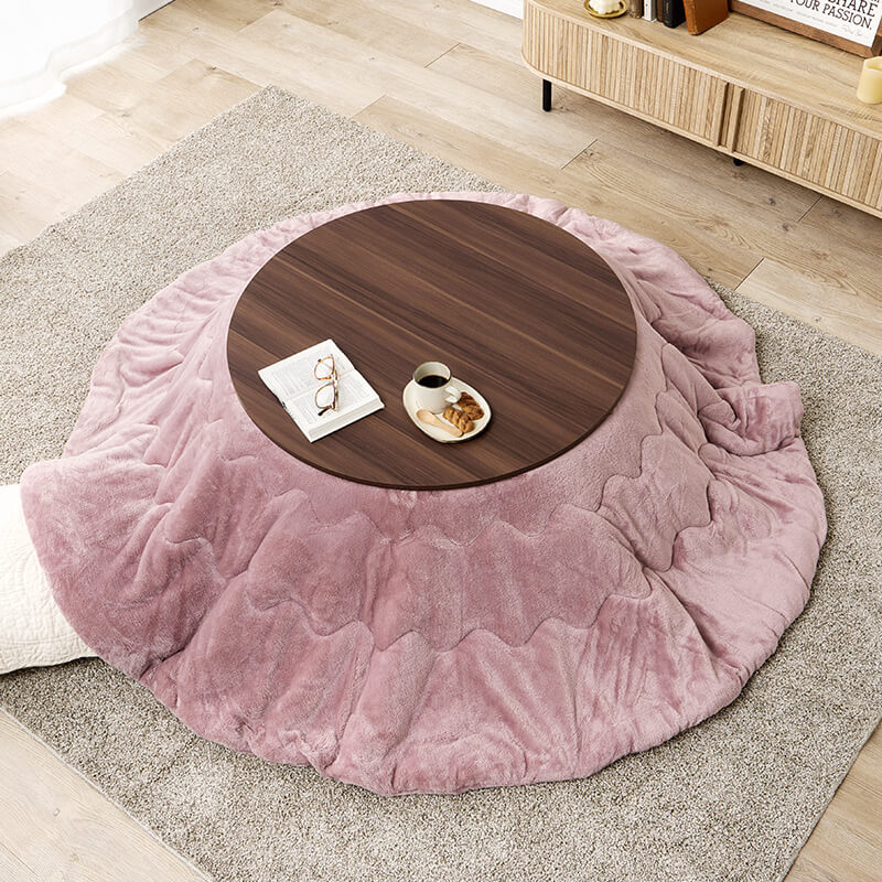 [幅80/105][単品/セット] 楕円形・円形こたつ abel+Luna/moku moku/メレンゲ