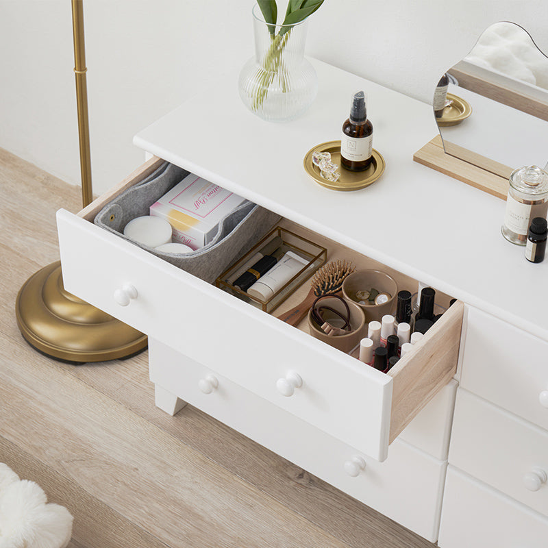 [幅85.5] ホワイトチェスト 半完成品 fit