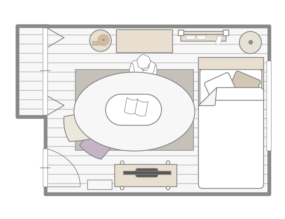 推し活一人暮らしインテリアコーディネート6畳