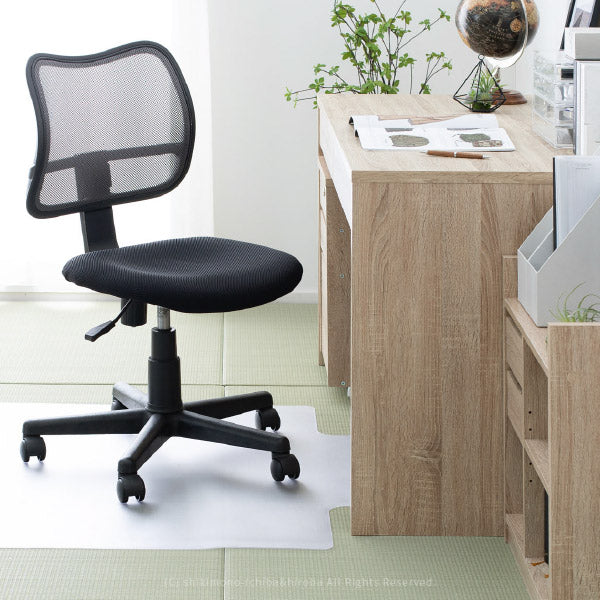 日本製 半透明マット【M】チェアマット 約122×91.5cm【厚さ1.5mm】【半