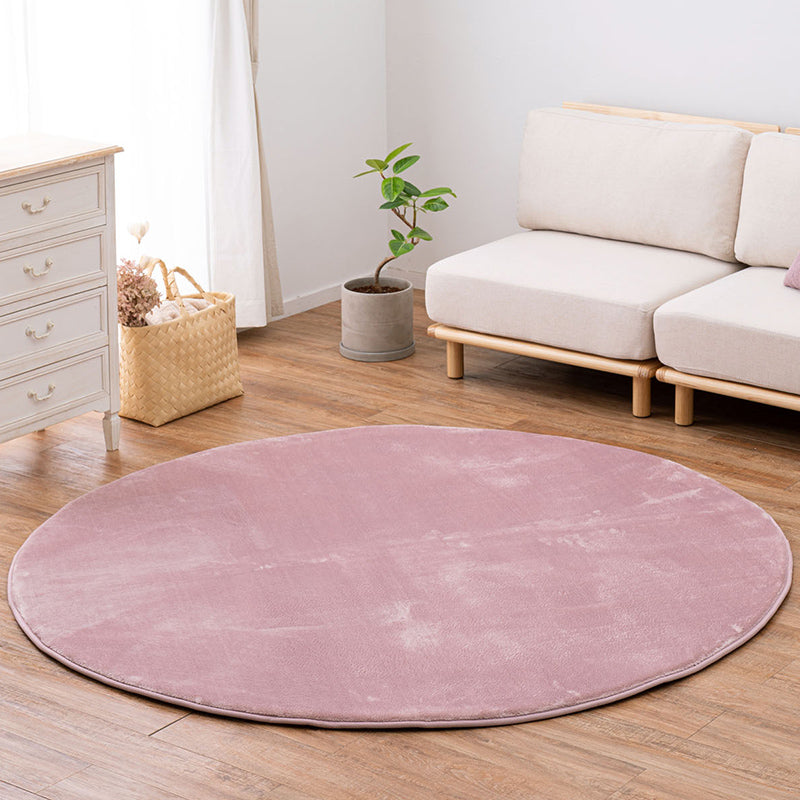 厚手・薄手】厚みを選べるラグ メレンゲタッチ 185Rcm【丸形/2畳