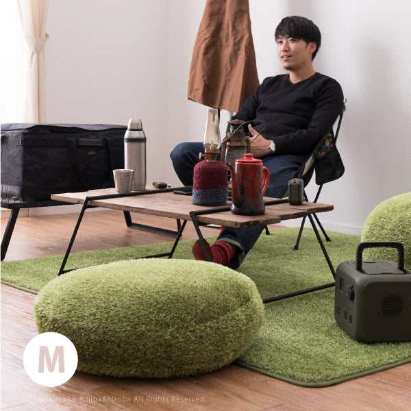 芝生クッション ふっくら ラウンドクッション 大きい 丸 円形人工芝