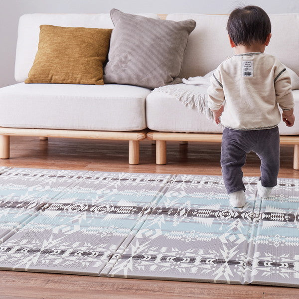 稲妻　プレイマット  2枚 プレイマット 178×196cm 【L】【2畳強】 折りたたみ マット