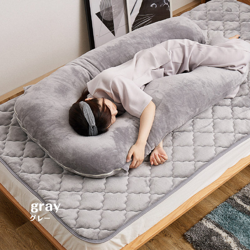 [U型] 抱き枕 メレンゲタッチ 140×70cm