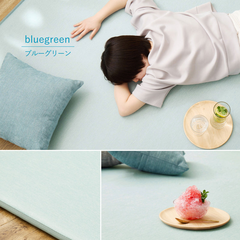 【新商品】[5月下旬入荷][4サイズ] 手洗い 洗える 接触冷感 もっちり低反発滑り止め付きラグ クーネ