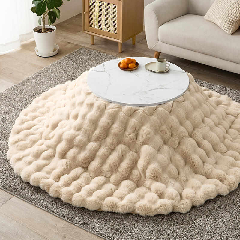 [直径68][単品/セット] 円形こたつ Aina+Luna/moku moku/メレンゲ