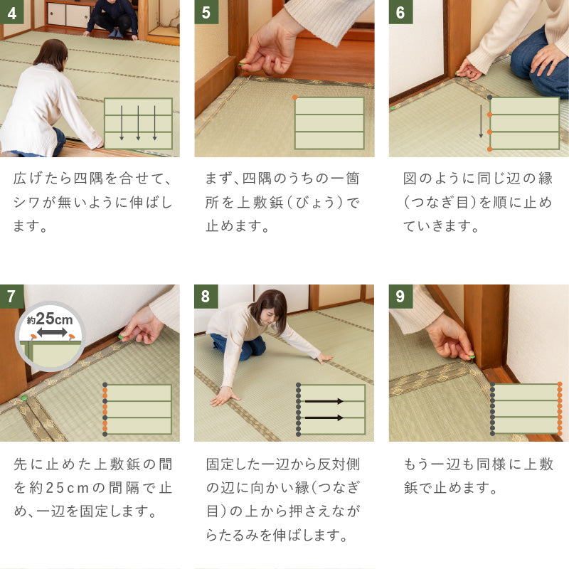 [25本入] 上敷き鋲 ギザギザ