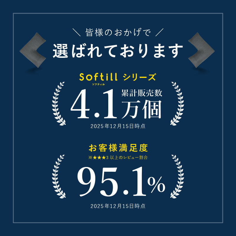 [60×60] 洗える くの字型枕 ダラくの枕 ソフティル入り 日本製