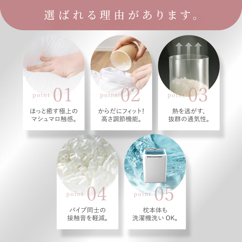 【新商品】[300g] ふわもち パイプ材 ソフティル入り D-027 日本製