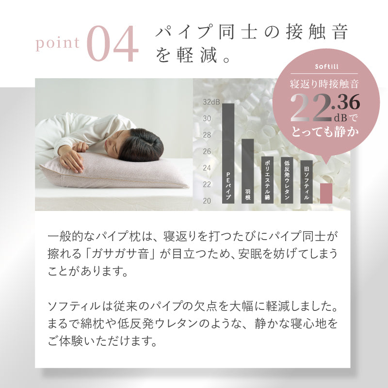 [300g] ふわもち パイプ材 ソフティル入り D-027 日本製