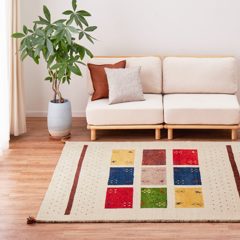 ギャベ ラグマット GABBEH D 【約140×200cm/約200×200cm/約200×250cm