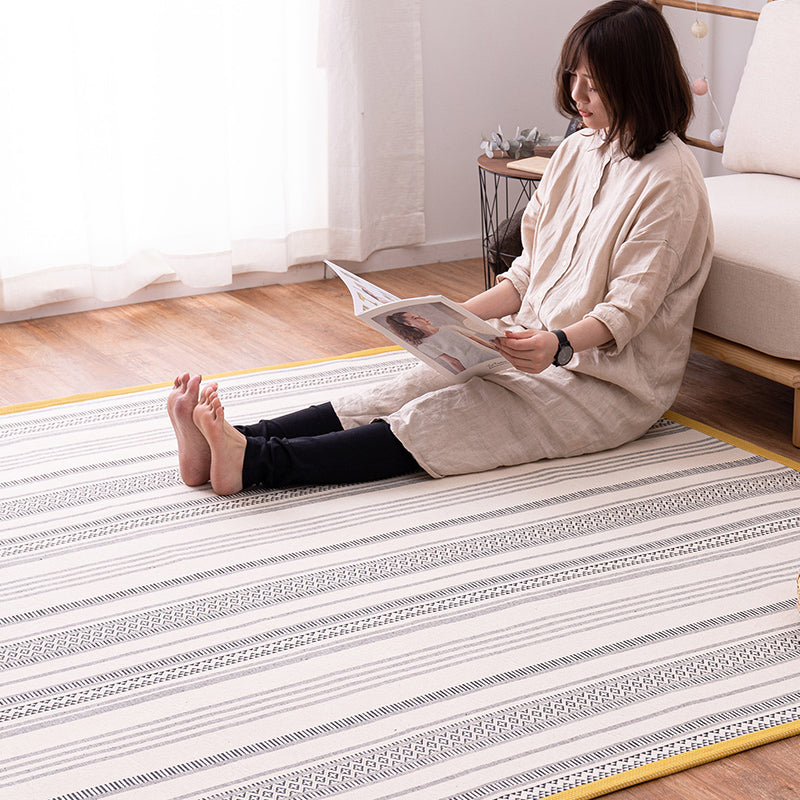 ラグ 洗える【1畳/1.5畳/2畳/3畳】 【フサ付き】 ラグマット 綿100