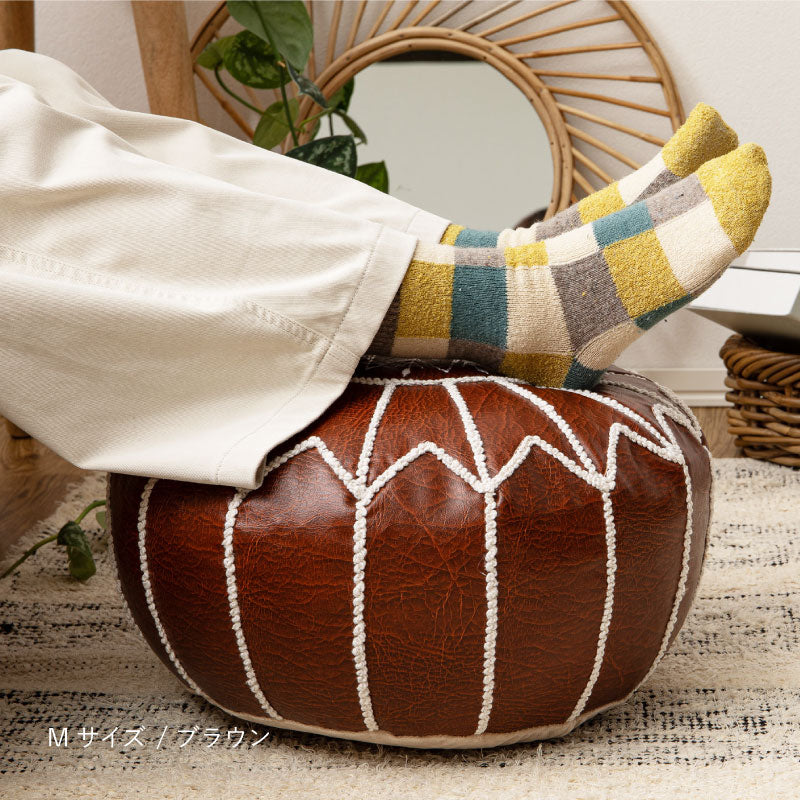プフ スツール クッション ラウンドクッション 直径30cm 40cm 2