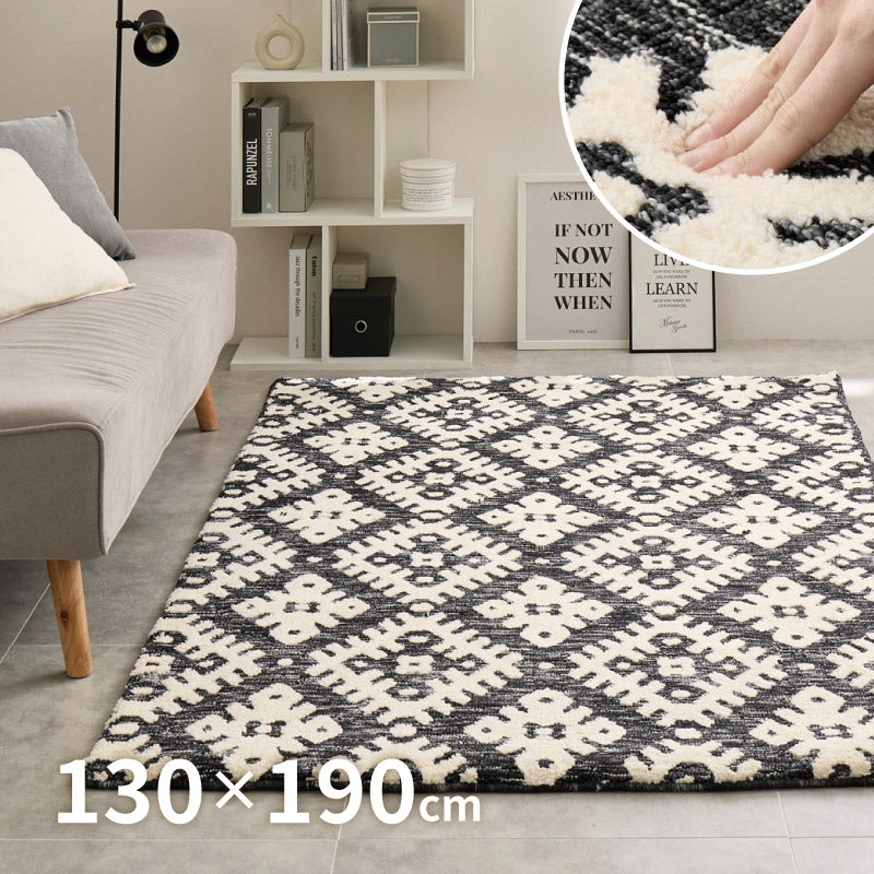 FOKEL(フォケル) ラグ ベージュ　120×180 FOKEL(フォケル) ラグ ベージュ 120×180