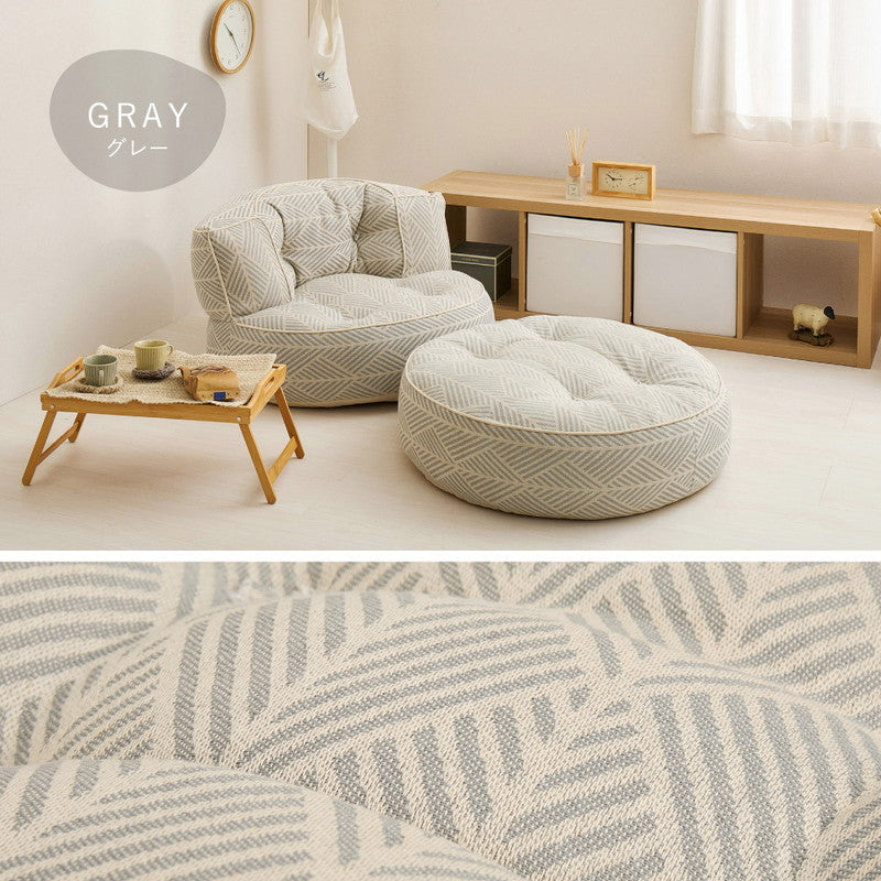 【新商品】[単品/セット] 円形フロアソファ ソファベッド レトア