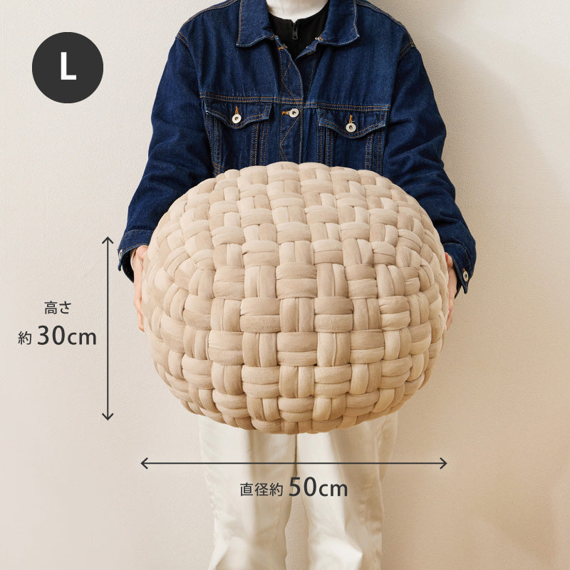 ベルベット素材のプフ スツール オットマン サイドテーブル [2