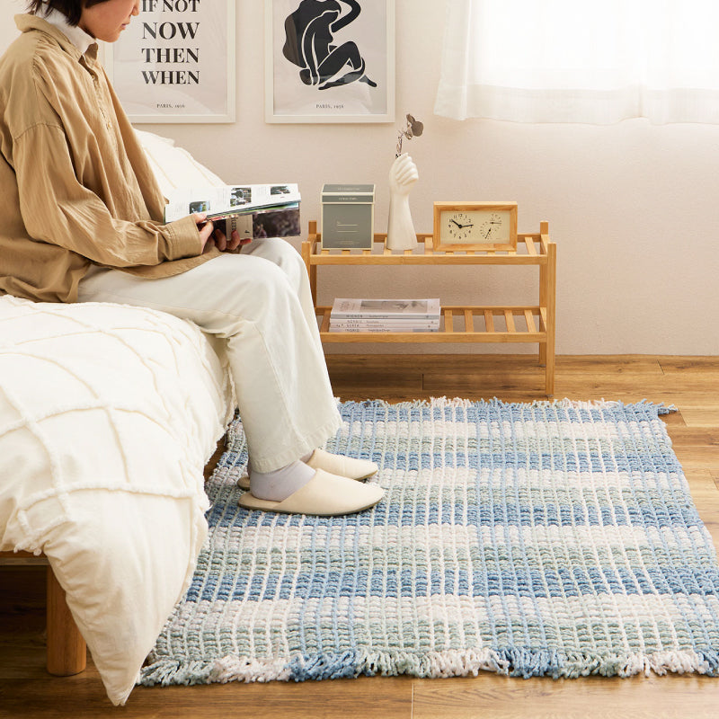 洗える玄関マット 室内用 屋内用マット エルフ 約50×80cm ワッフル