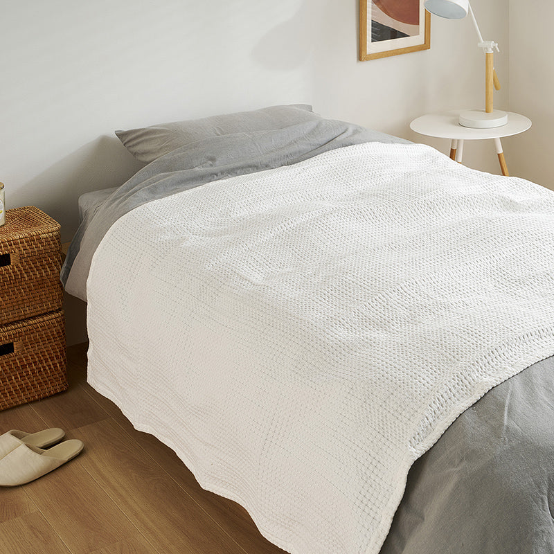 【新商品】[2サイズ] 洗える タオルケット 肌掛け布団 綿100％