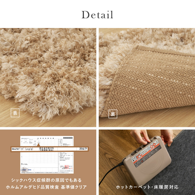 【新商品】[40×60] 洗える 玄関マット シャギーマット リレイア