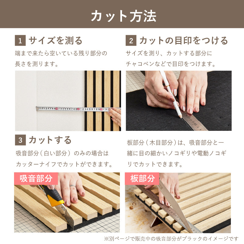 【新商品】[80×30][6枚セット] 吸音パネル 壁をおしゃれにDIYできるパネル イパネッラ ナチュラルカラー　　　