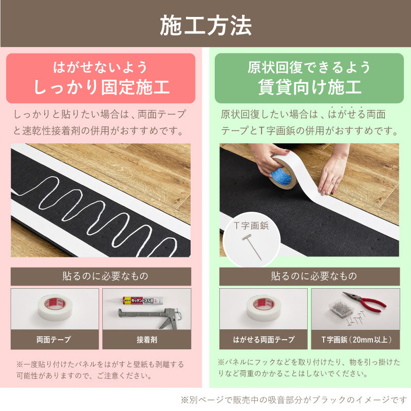 【新サイズ登場】[2サイズ] 吸音パネル 壁をおしゃれにDIYできるパネル イパネッラ ナチュラルカラー　　　