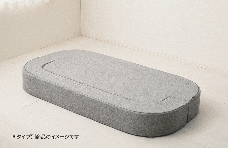 【新商品】[幅170] 2WAYソファベッド 2人掛け クッション付き ローソファ 完成品 Lemaire