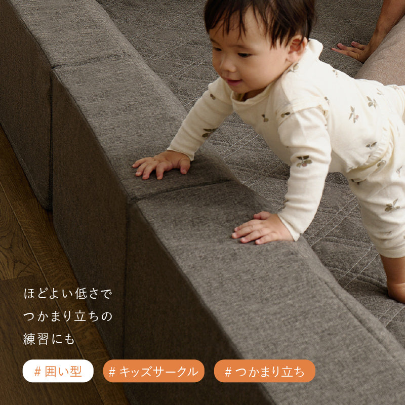 [3size] ズレない洗える ラグソファ 滑り止め付き フロアソファ ピターら