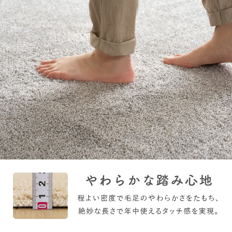 【新商品】[5サイズ] 洗えるラグ シャギーラグ 365 サンロクゴ