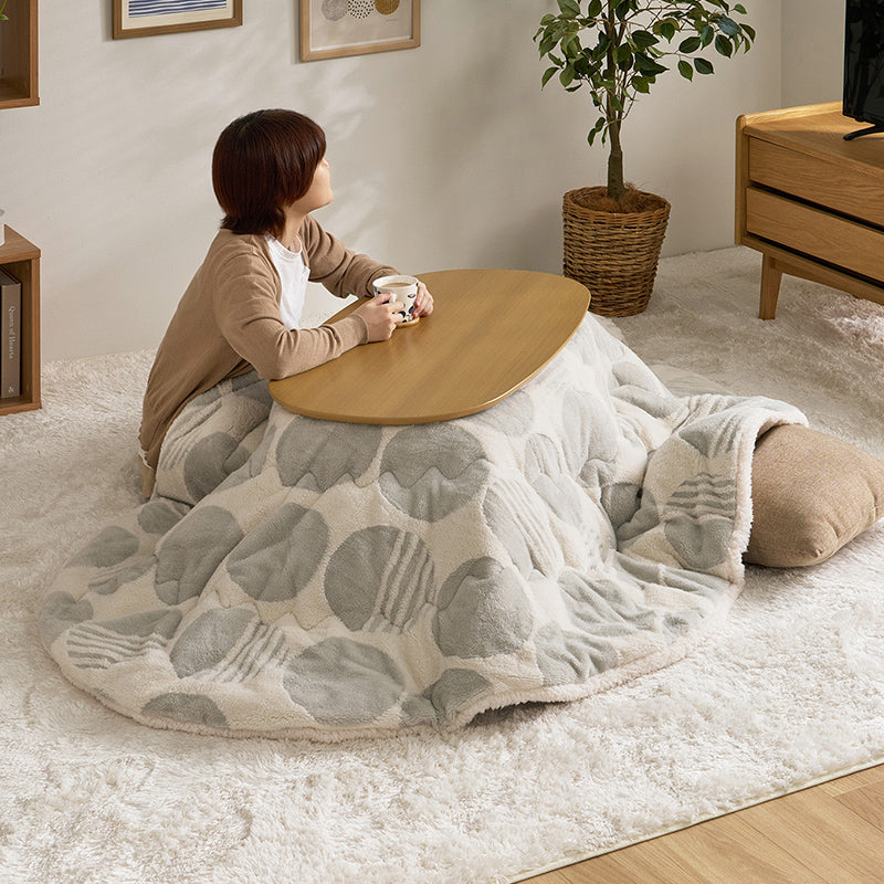 【新商品】[170×210] 楕円形 洗えるこたつ布団 北欧柄 HYGGE