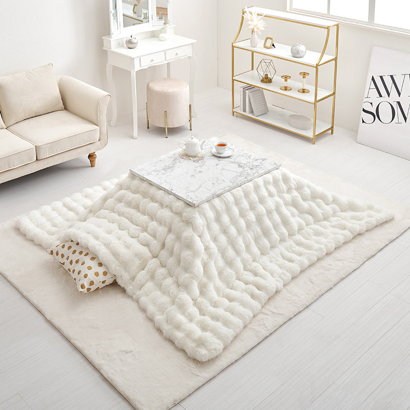 [幅75][単品/セット] 大理石柄こたつ 長方形 Arula+Luna/POKA/メレンゲ