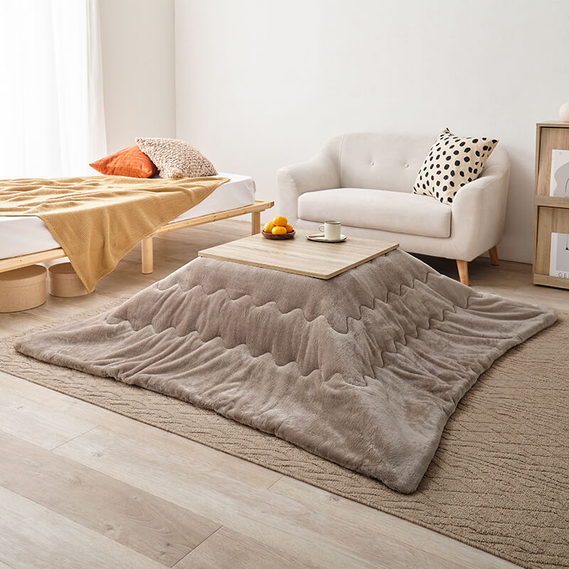 折りたたみ正方形こたつ [幅60][単品/セット] Cube+Luna/POKA/メレンゲ