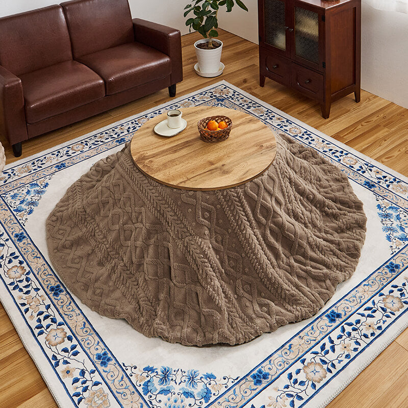 [直径68][単品/セット] 折りたたみ円形こたつ Mone+Luna/moku moku/メレンゲ