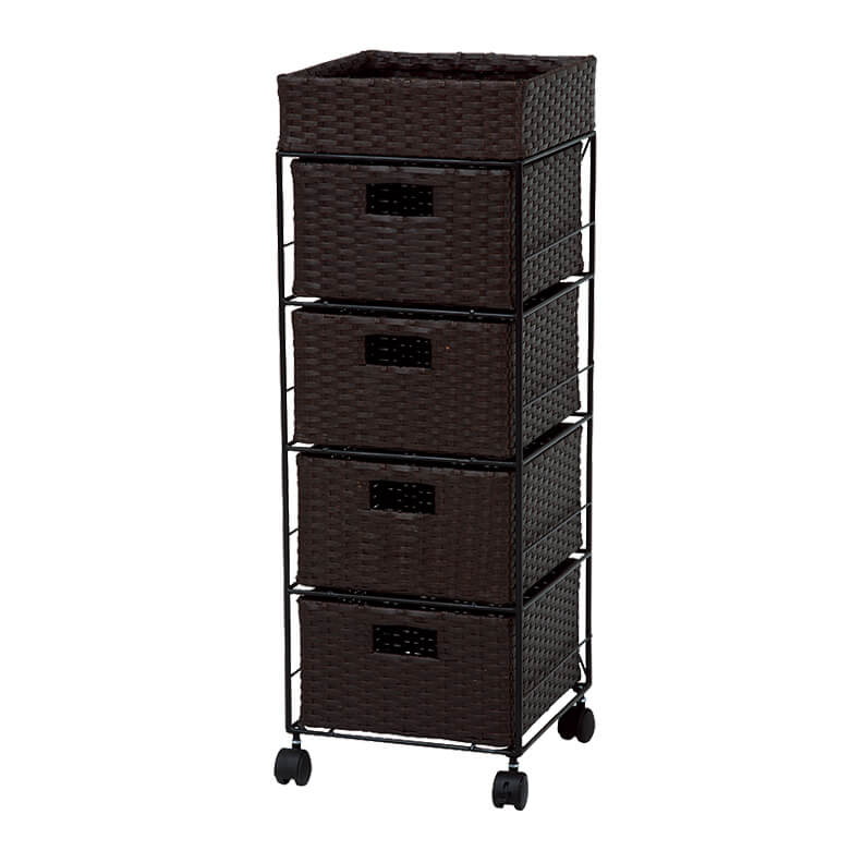 [幅30.5/40.5/50.5/60.5] ラタン調ランドリーチェスト ノーマルサイズ SMOOTH