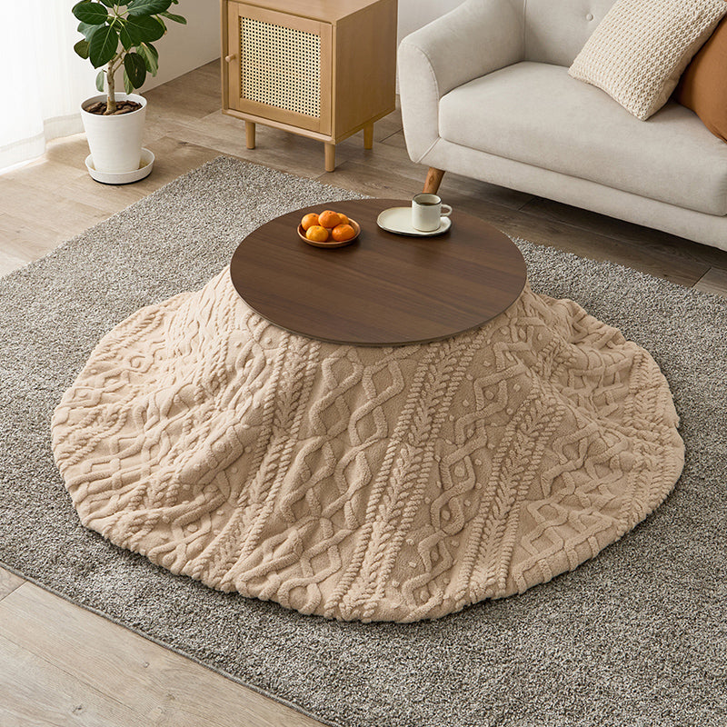 【新商品】[直径68][単品/セット] 折りたたみ円形こたつ Burana+Luna/moku moku/メレンゲ