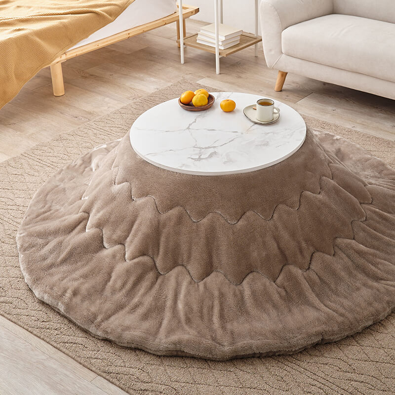 [直径68][単品/セット] 円形こたつ Aina+Luna/moku moku/メレンゲ