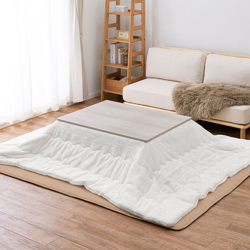 未使用⚫︎ サカべ ダイニングコタツ 布団 セット 長方形 白 こたつ テーブル 未使用⚫︎ サカべ ダイニングコタツ 布団 セット 長方形 白 こたつ