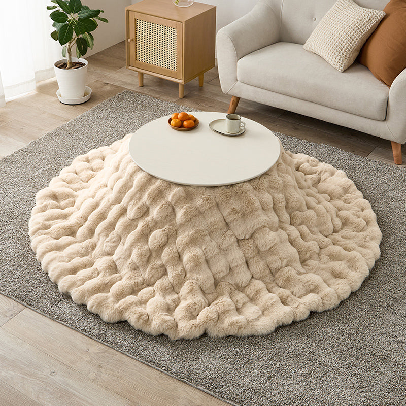 【新商品】[直径68][単品/セット] 折りたたみ円形こたつ Burana+Luna/moku moku/メレンゲ
