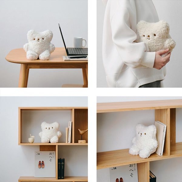 [4種類] くまのぬいぐるみ ムークー ソフティル入り 日本製