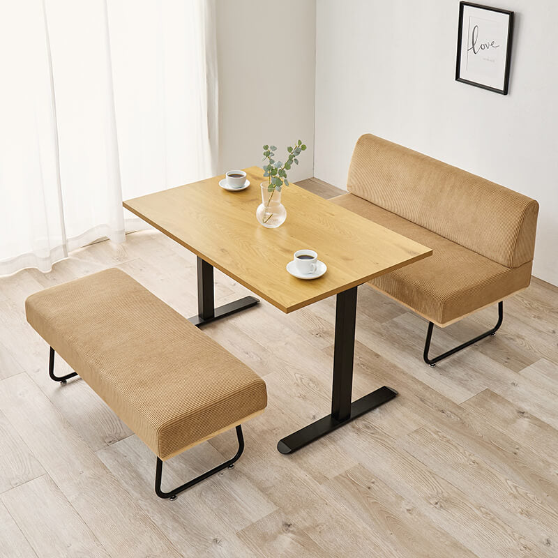 [幅110] 4人用ダイニングセット（テーブル+ソファ+ベンチ） Lloyd