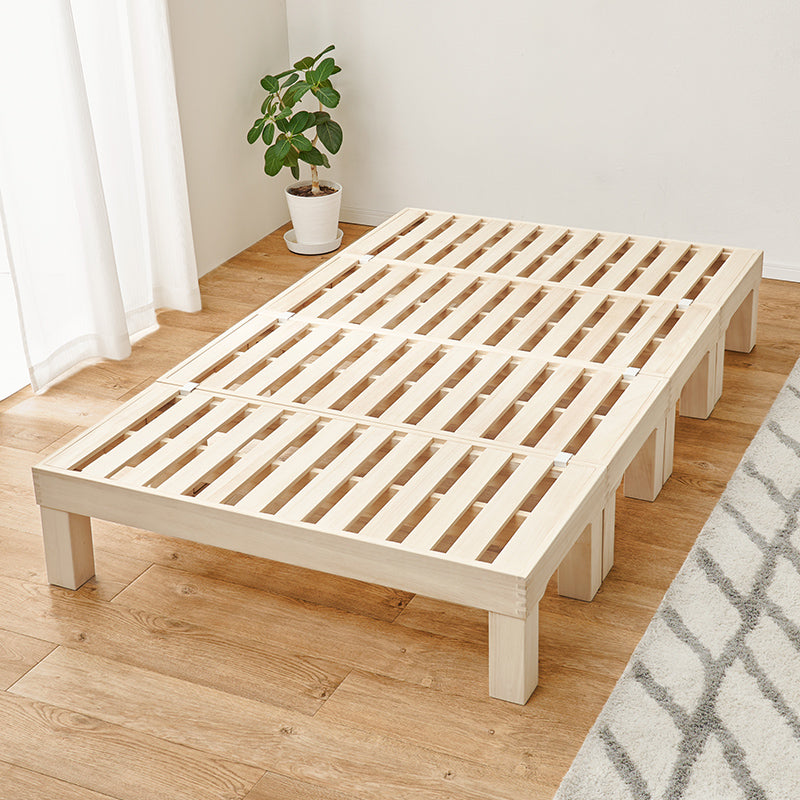 分割式ベッド 頑丈 [シングル/セミダブル] | おしゃれな家具