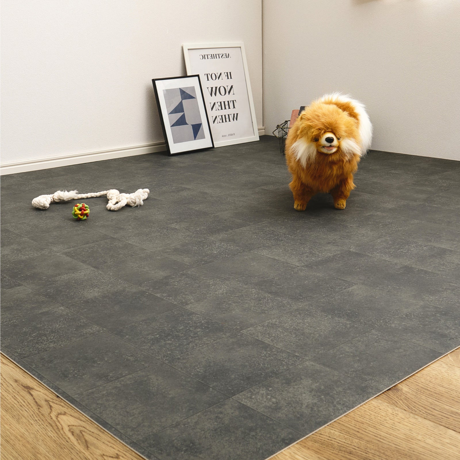 【新商品】[4サイズ] ペット向け クッションフロア ラグ 防炎 抗菌 防カビ 抗ウイルス 日本製