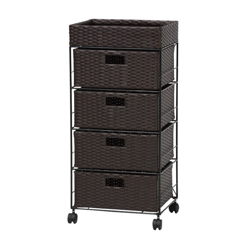 [幅30.5/40.5/50.5/60.5] ラタン調ランドリーチェスト ノーマルサイズ SMOOTH